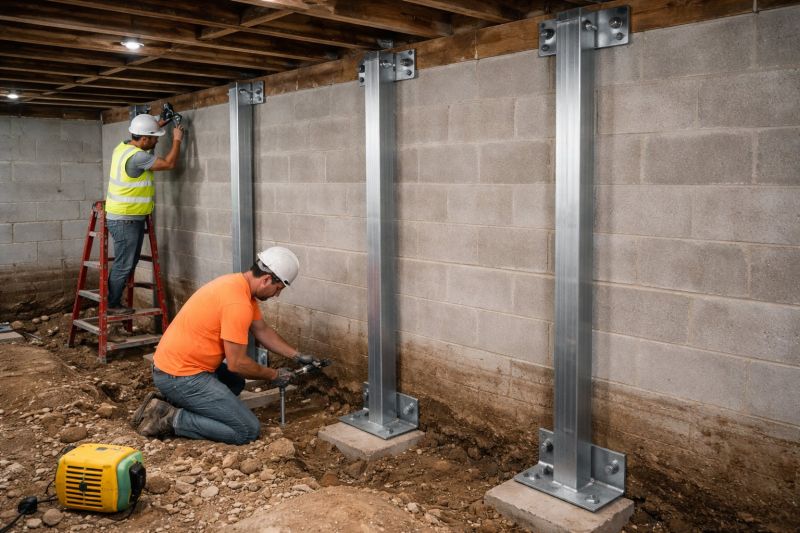 Basement Stabilization in Easley, SC