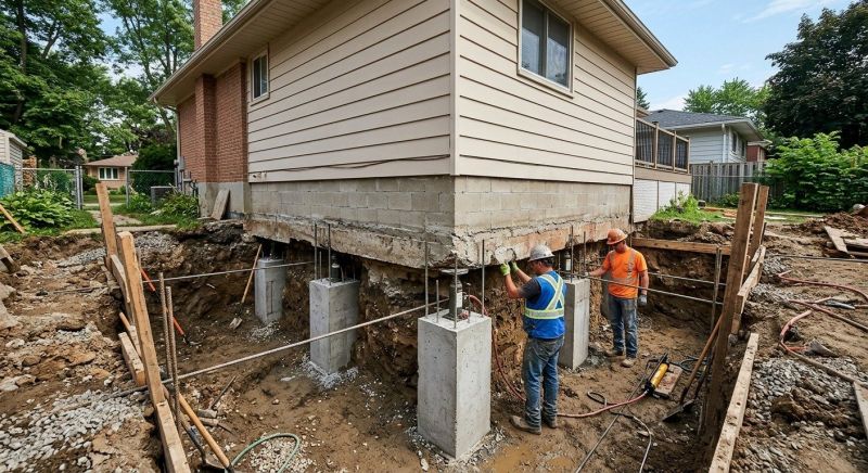 Basement Underpinning in Easley, SC