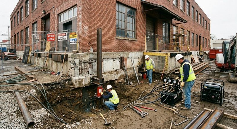 Building Foundation Repair in Taylors, SC