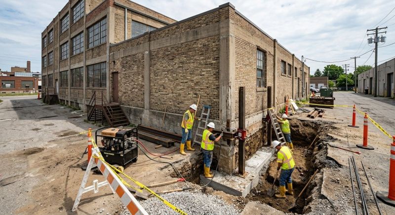 Commercial Foundation Repair in Easley, SC