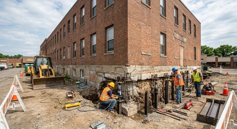Commercial Foundation Repair in Easley, SC