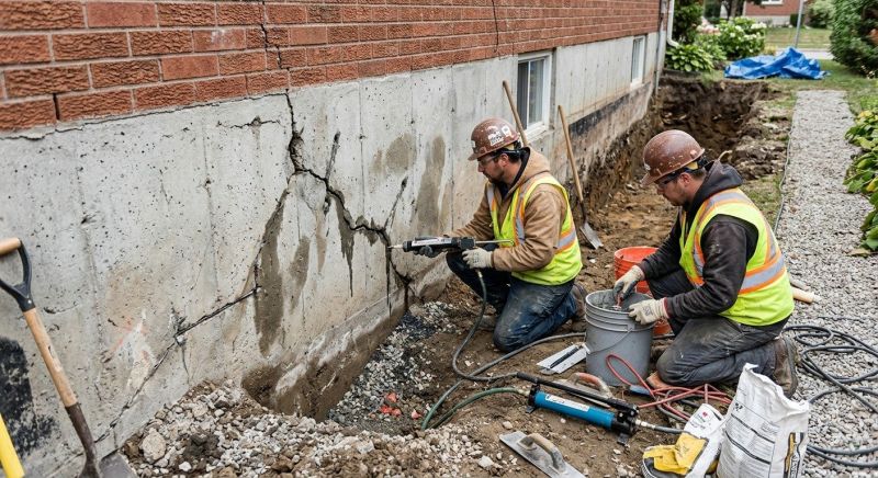 Cracked Foundation Repair in Greer, SC
