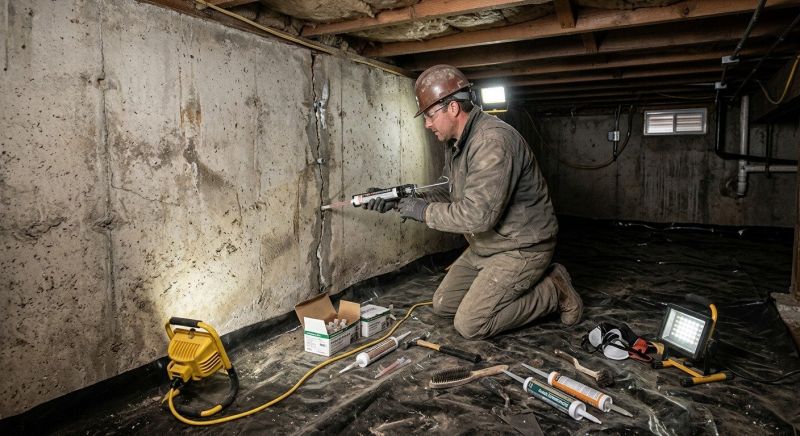 Cracked Foundation Repair in Easley, SC