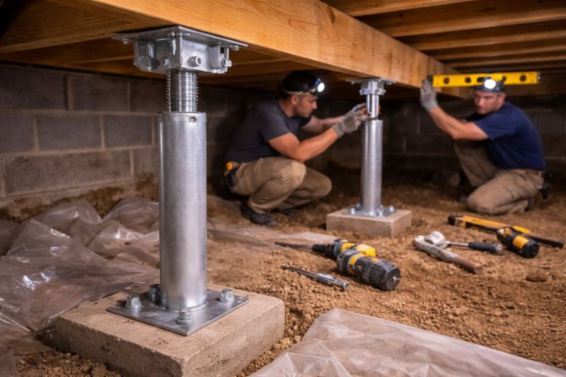 Crawlspace Structural Repair in Easley, SC