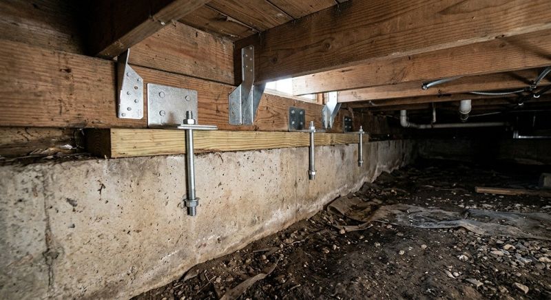 Crawlspace Structural Repair in Easley, SC