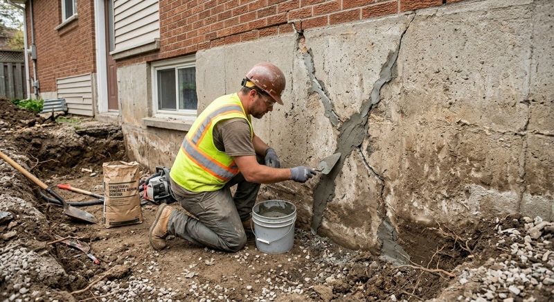 Foundation Crack Repair in Pickens County, SC