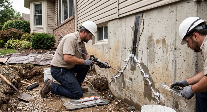 Foundation Cracks Repair in Easley, SC