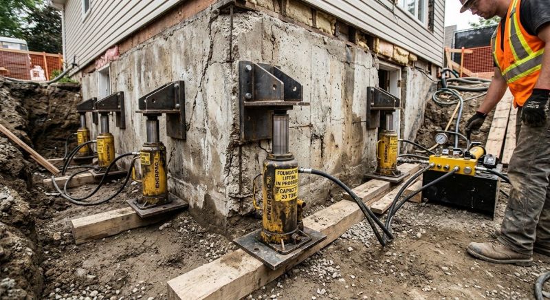 Foundation Jacking in Fountain Inn, SC