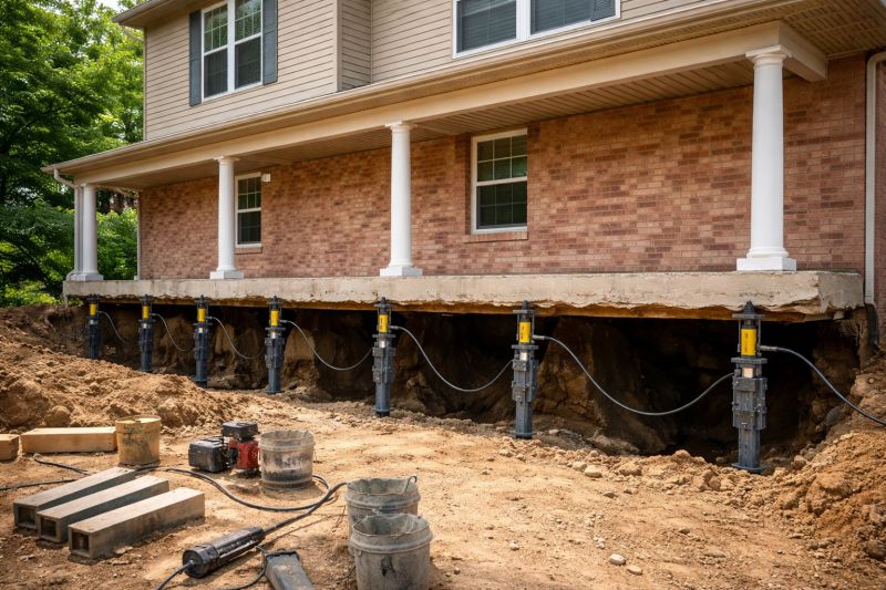 Foundation Jacking in Fountain Inn, SC