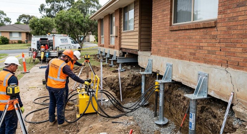 Foundation Jacking in Fountain Inn, SC