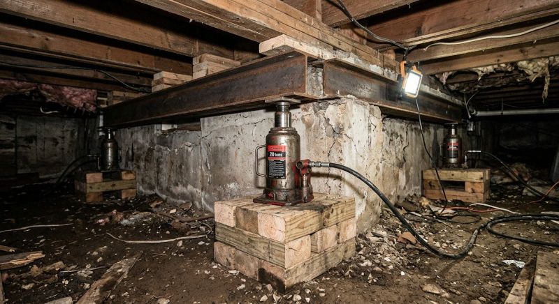 Foundation Jacking in Greenville, SC