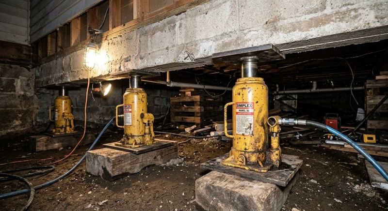 Foundation Jacking in Travelers Rest, SC