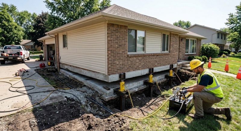 Foundation Lifting in Travelers Rest, SC