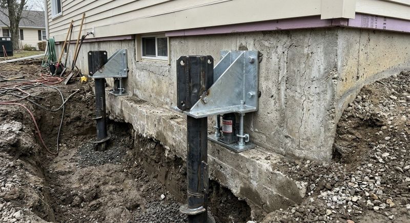 Foundation Pier Leveling in Easley, SC