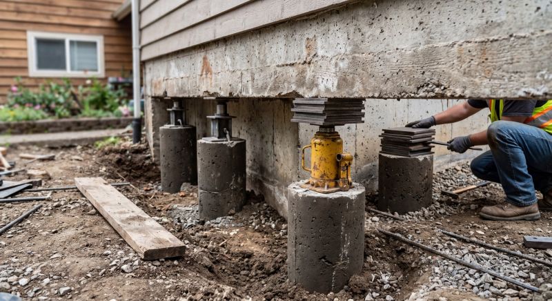Foundation Pier Leveling in Easley, SC