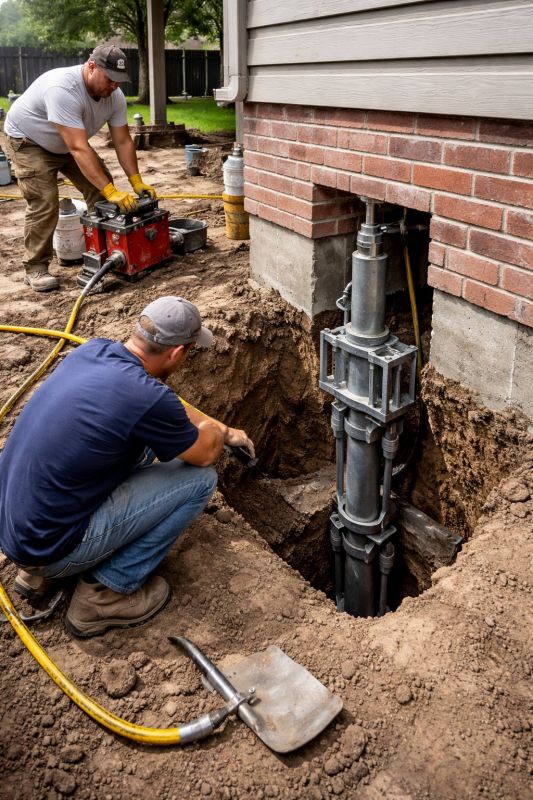 Foundation Pier Repair in Easley, SC