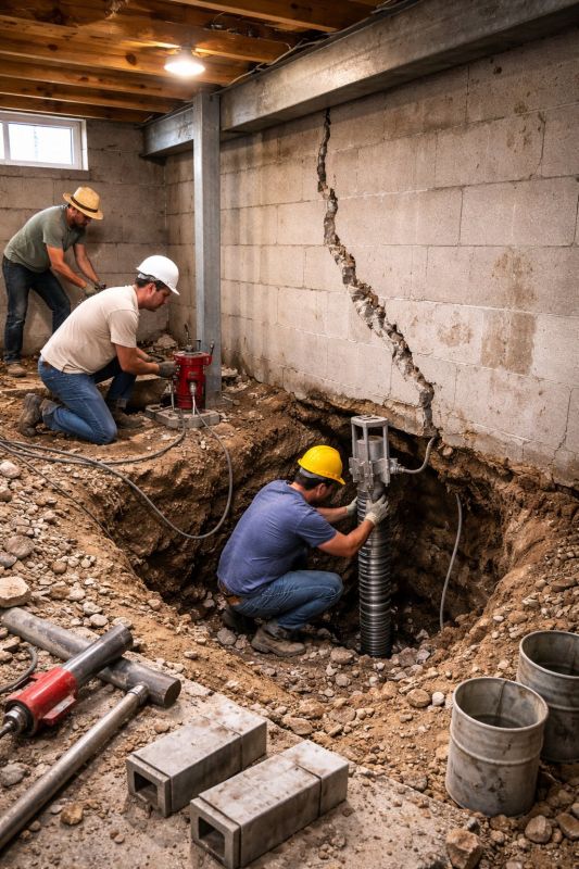 Foundation Structural Repair in Easley, SC