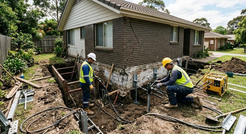 House Foundation Repair in Fountain Inn, SC