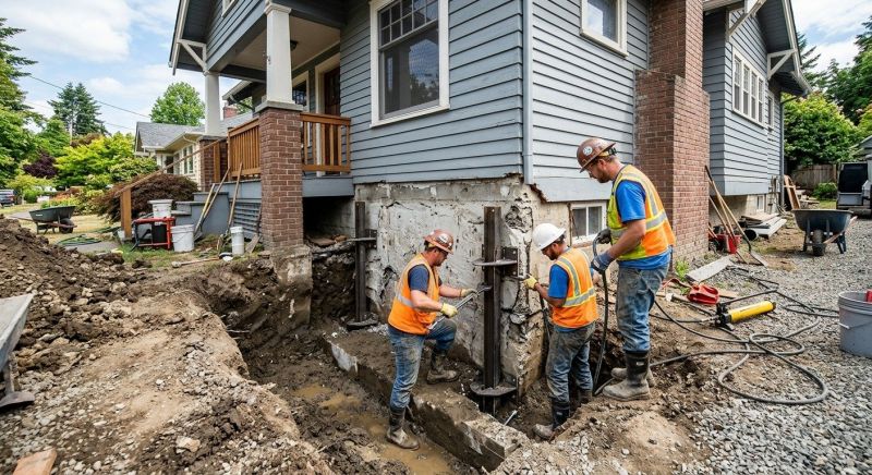 House Foundation Repair in Fountain Inn, SC