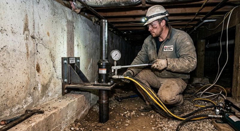 Settling Foundation Service in Fountain Inn, SC