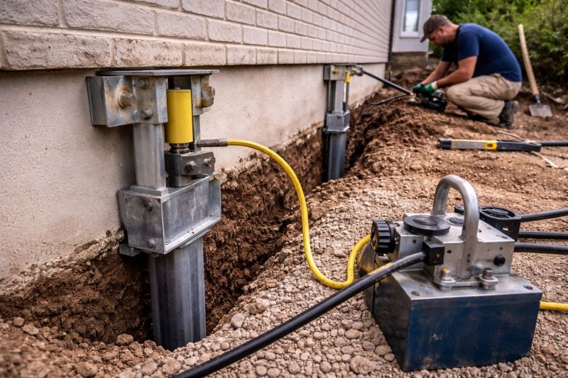 Sinking Foundation Repair in Anderson, SC