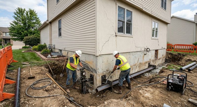 Sinking Foundation Repair in Clemson, SC