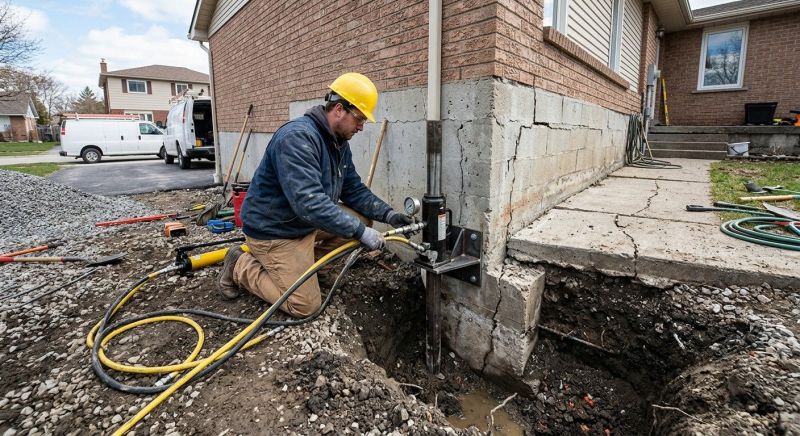 Sinking Foundation Repair in Travelers Rest, SC