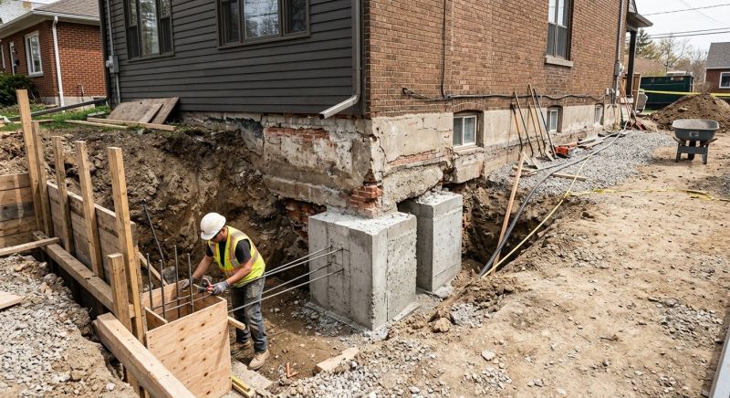 Structural Underpinning in Easley, SC
