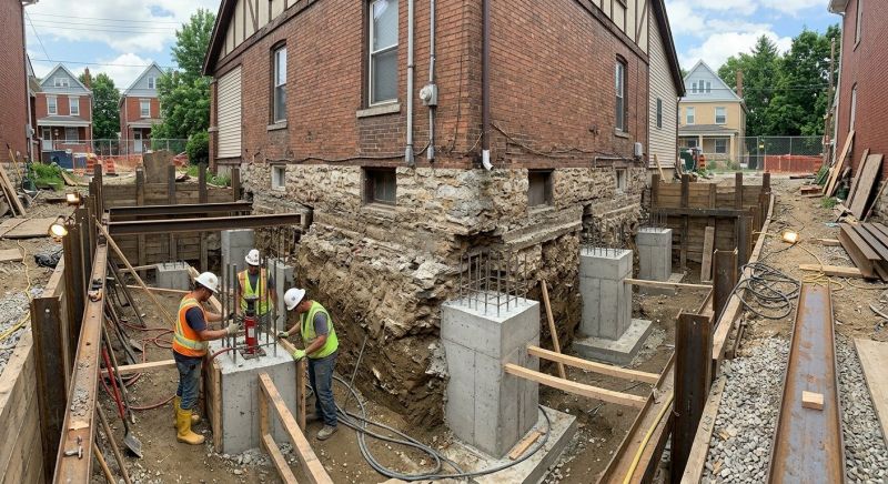 Structural Underpinning in Easley, SC