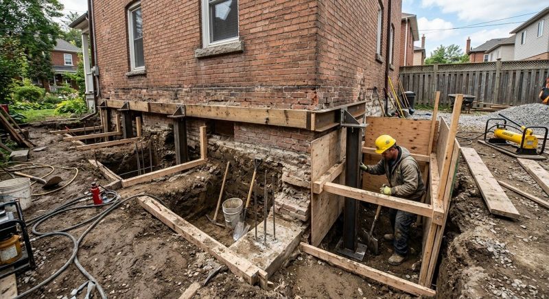 Structural Underpinning in Easley, SC