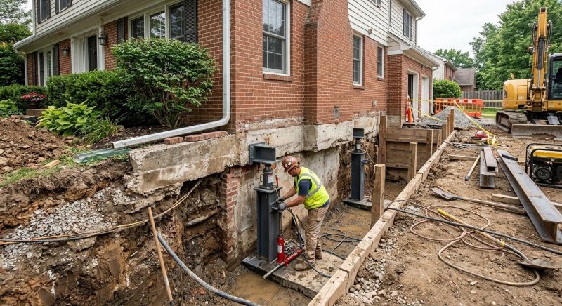 Underpinning Repair in Easley, SC