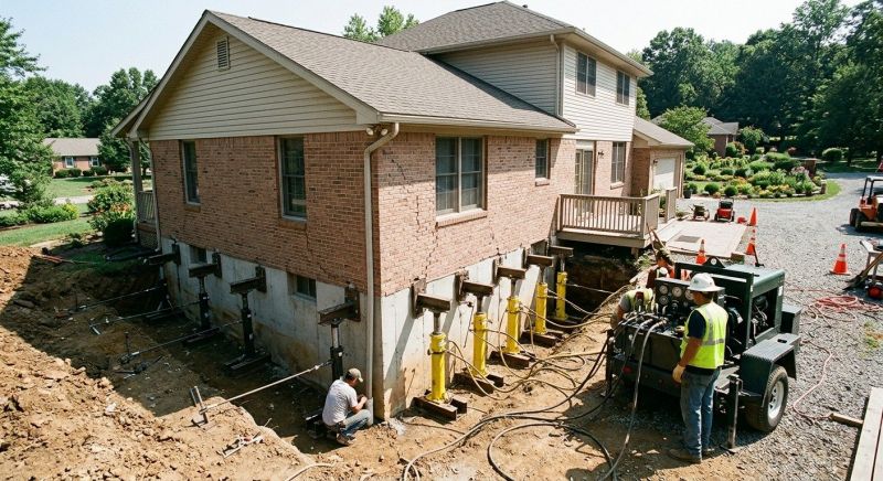 Foundation Jacking in Oconee County, SC